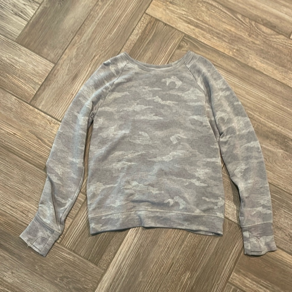 Athleta Camo Long Sleeve Shirt
